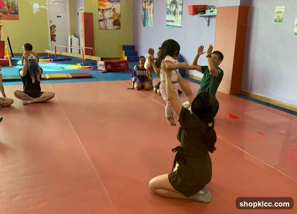 Gym class with babies