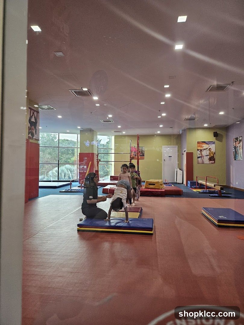 Gymnastics class