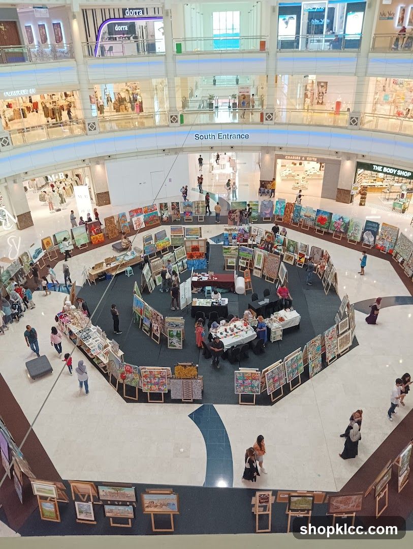 Art Exhibition in a Mall