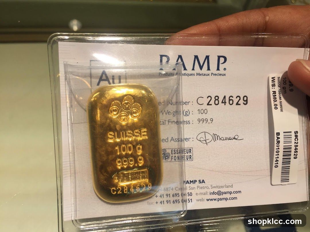 Gold Bar Certificate
