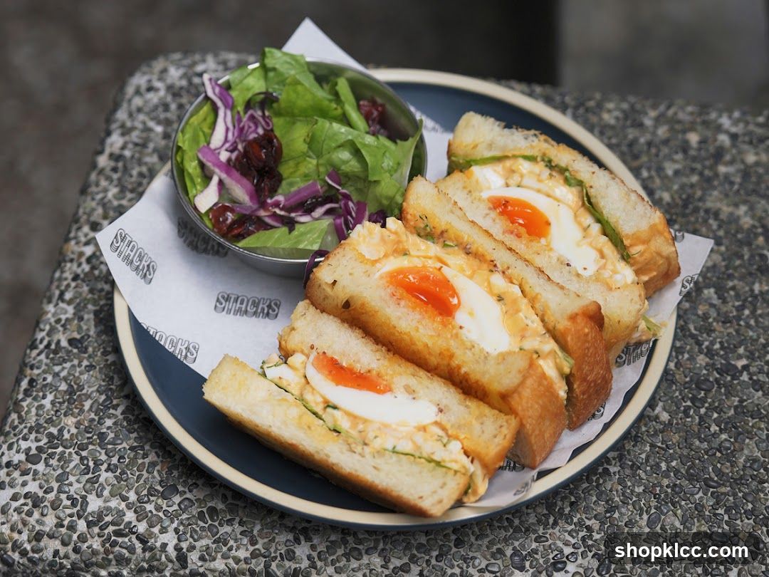 Egg Salad Sandwiches with Side Salad