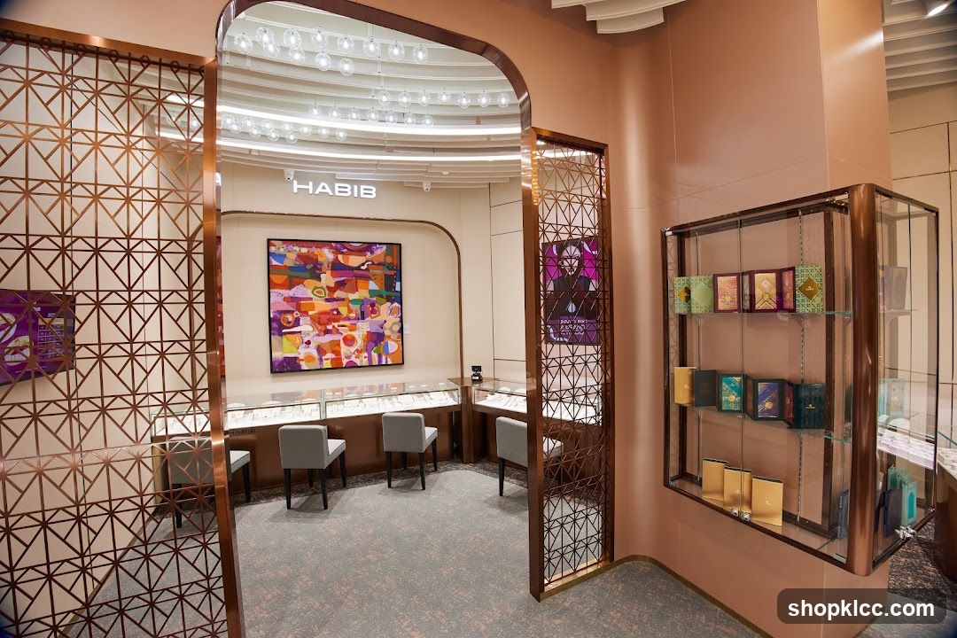 Interior of a jewelry store