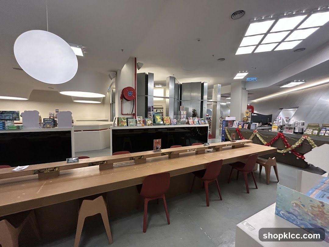 Interior of a bookstore