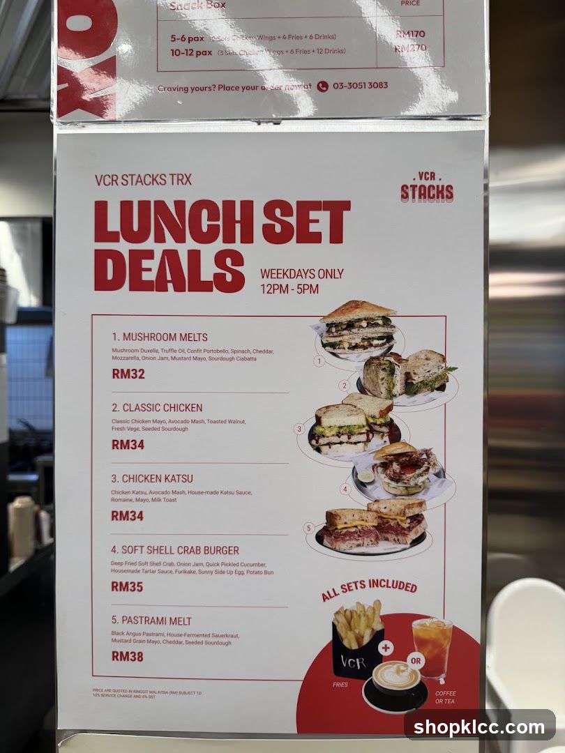 VCR STACKS TRX LUNCH SET DEALS
