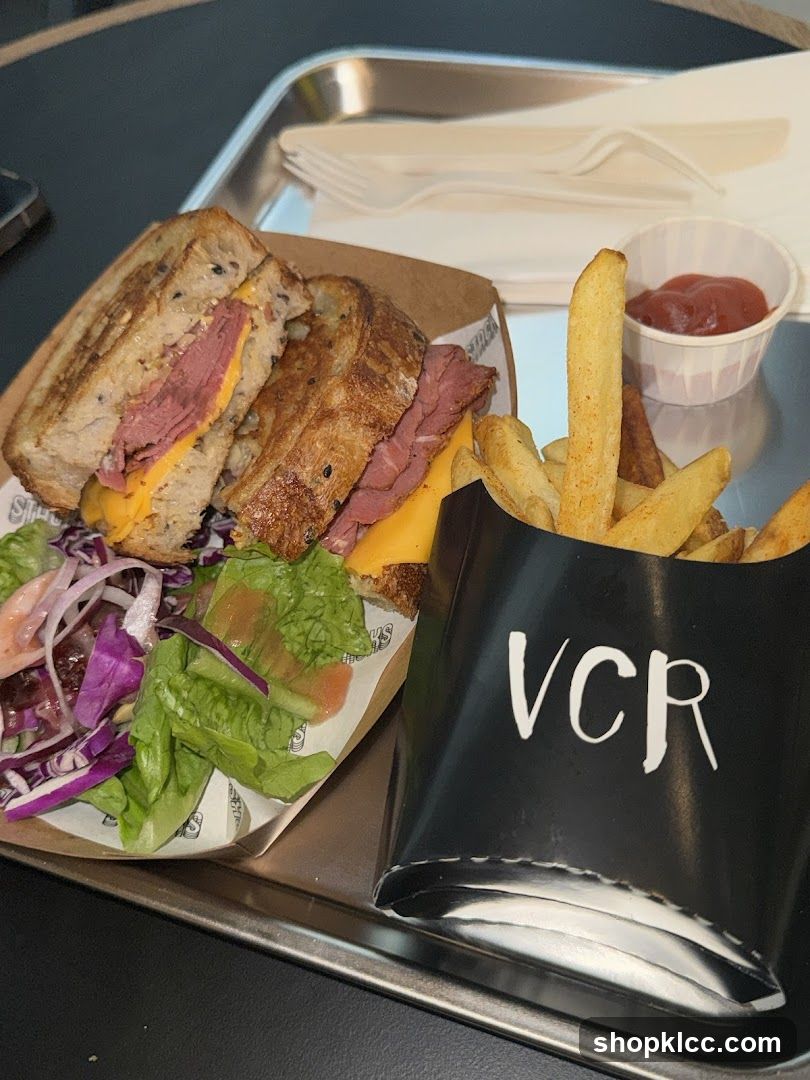 Sandwich and Fries
