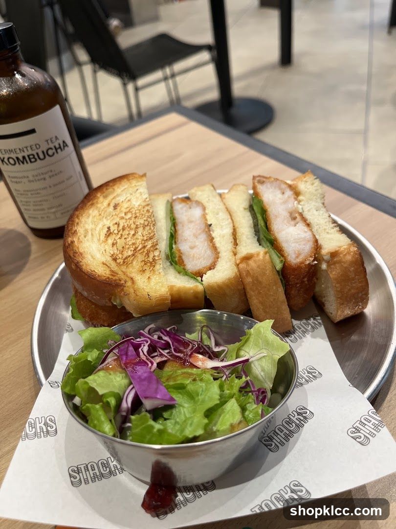 Sandwich and Salad