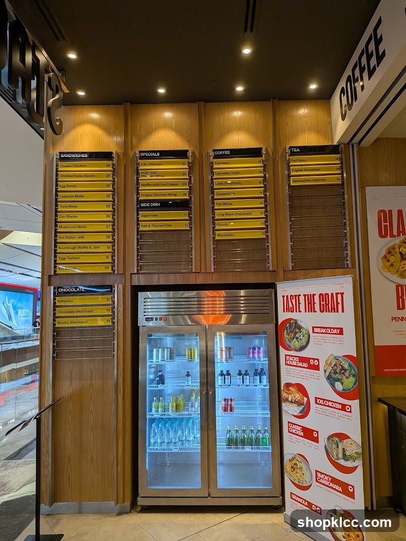 Cafe Menu and Display
