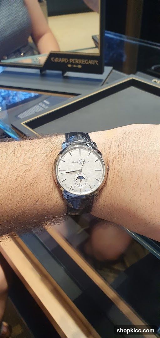 Watch on wrist