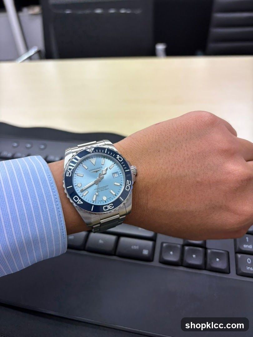 Man wearing a watch