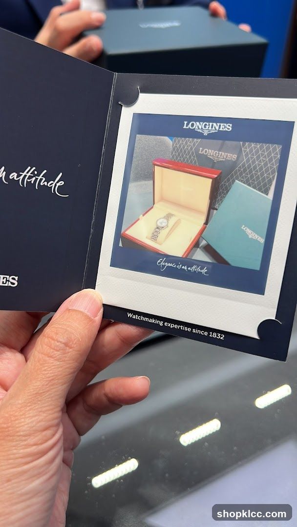 Longines Watch Advertisement
