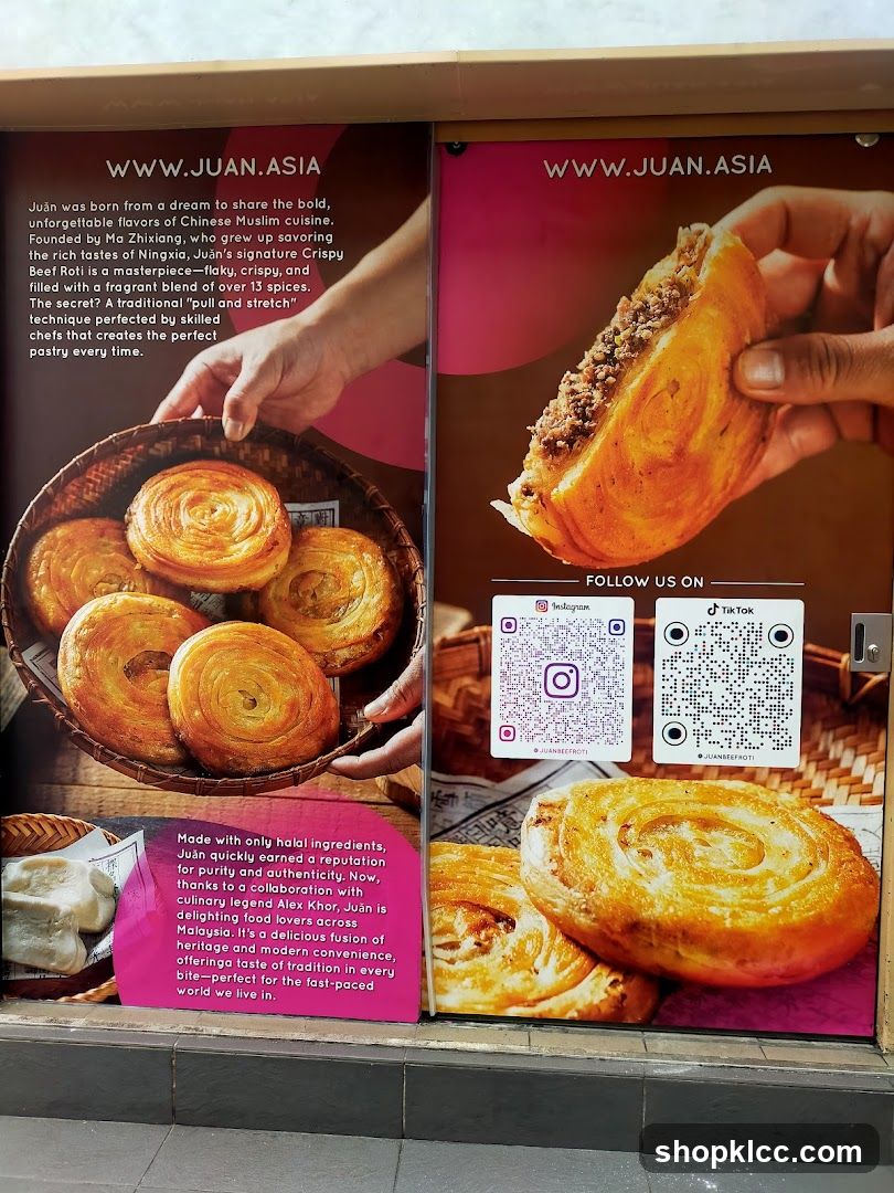 Advertisement for Juan Beef Roti