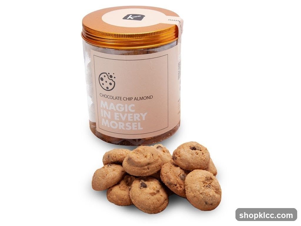 Chocolate Chip Almond Cookies