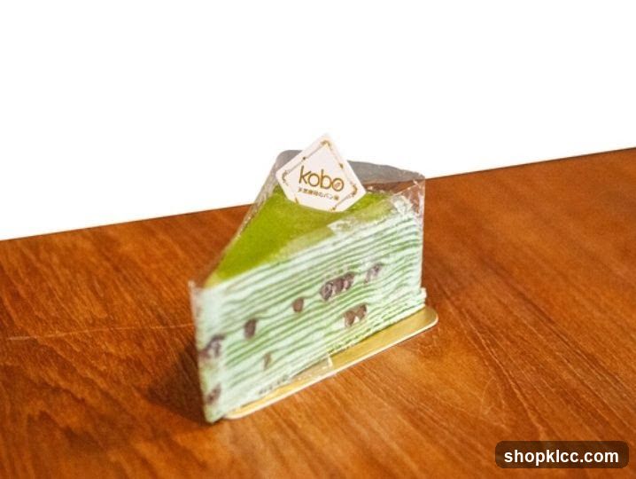 Matcha Mille Crepe Cake