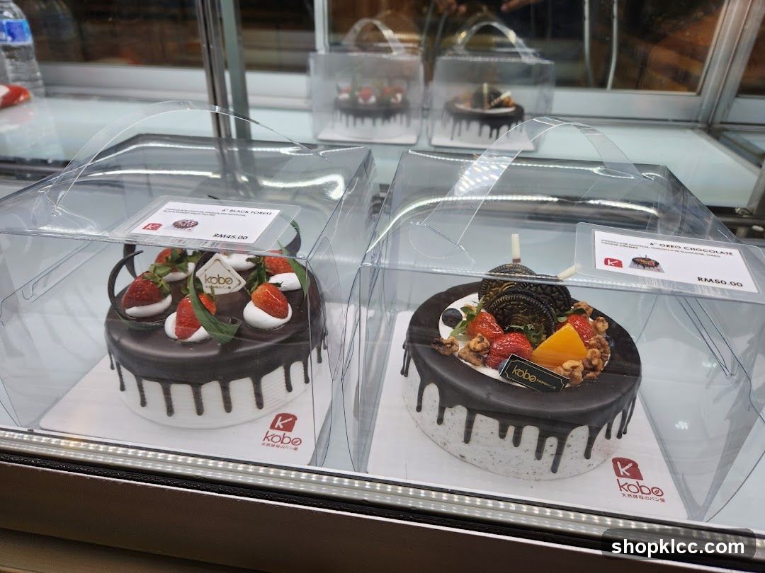 Cakes in Display Case