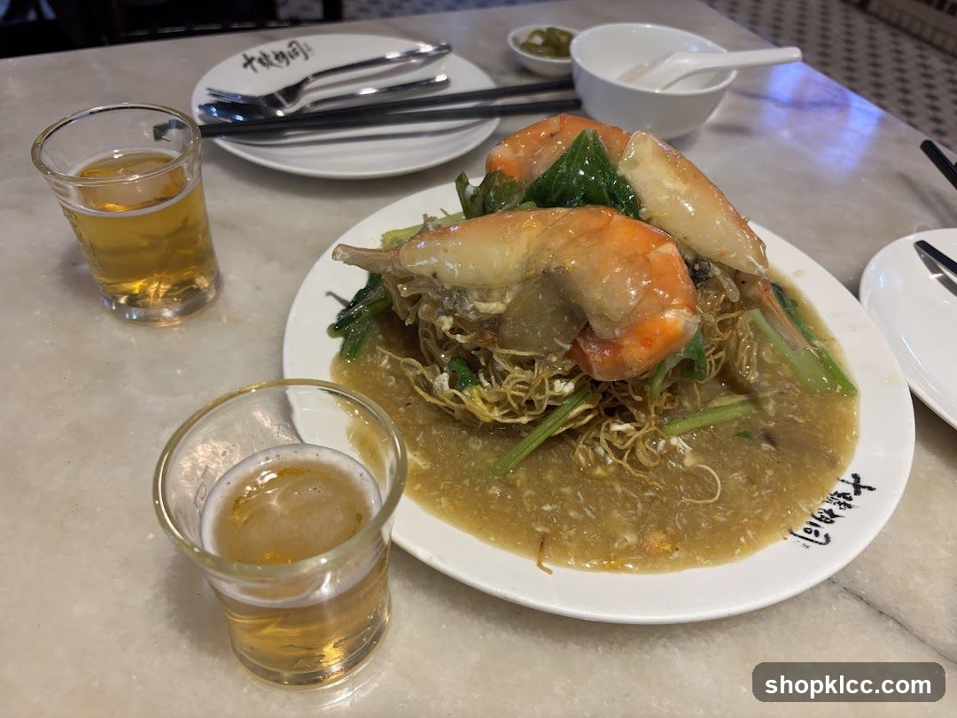 Shrimp Noodles with Beer