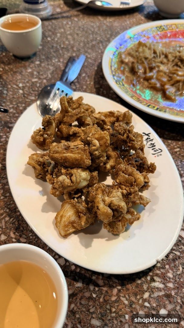Fried Calamari and Noodles