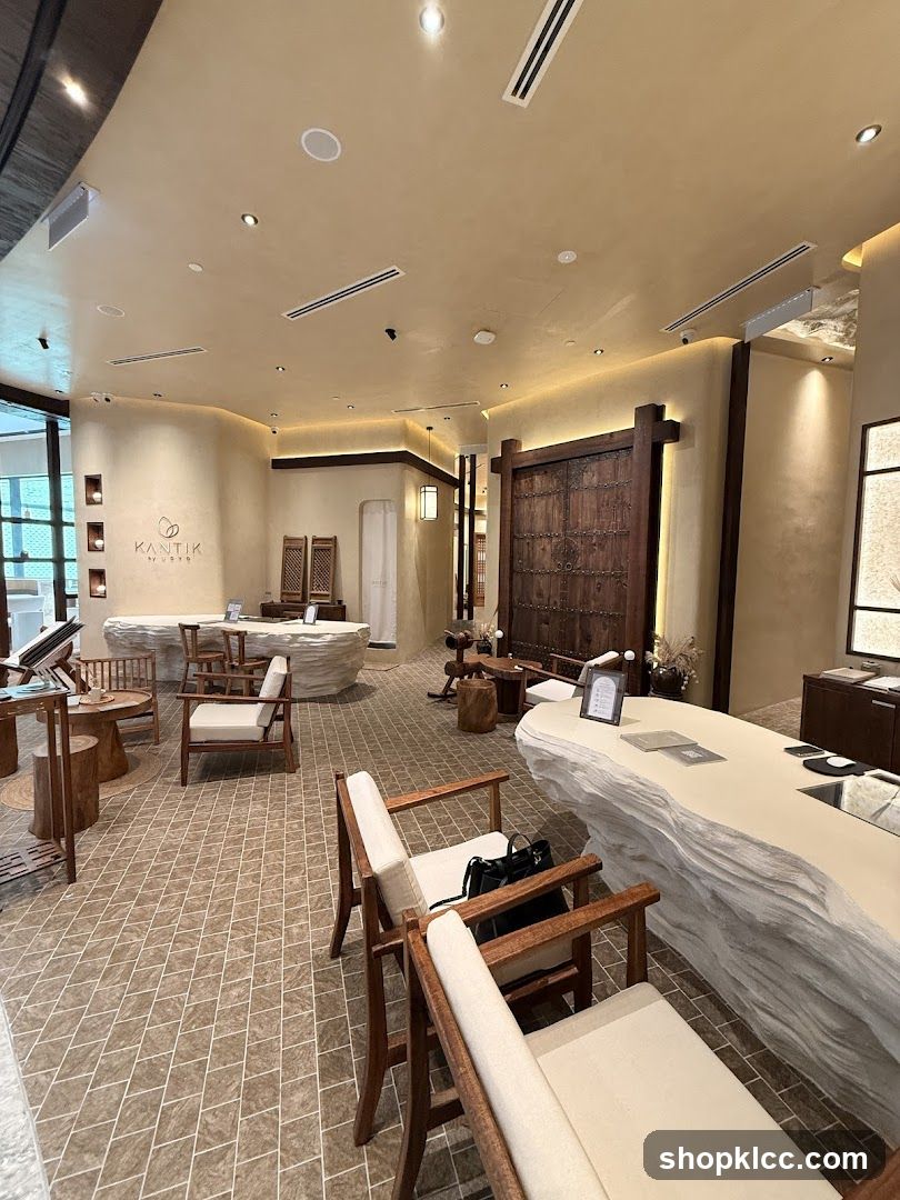 Interior of a spa or wellness center
