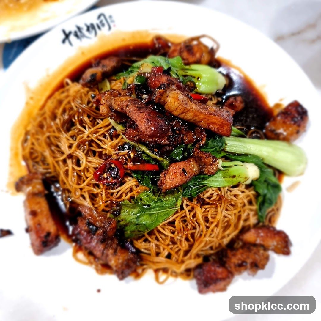 Noodles with Pork and Greens