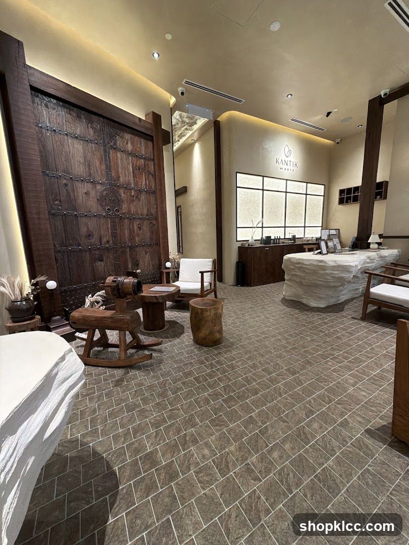 Interior of a spa or wellness center