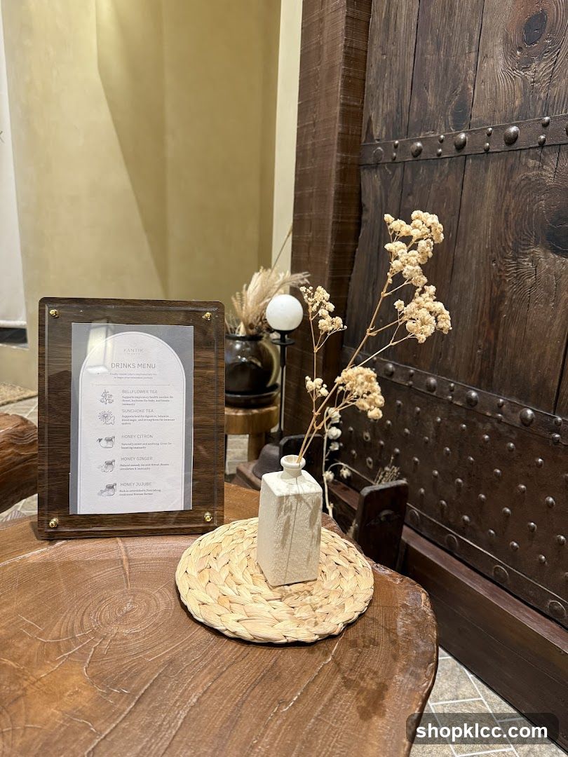 DRINKS MENU