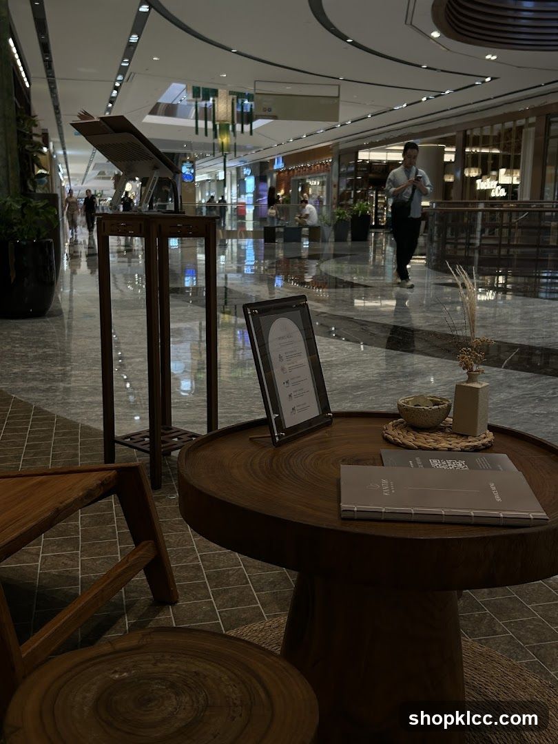 Indoor Mall Seating Area
