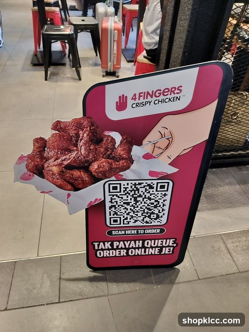 4 Fingers Crispy Chicken Standee