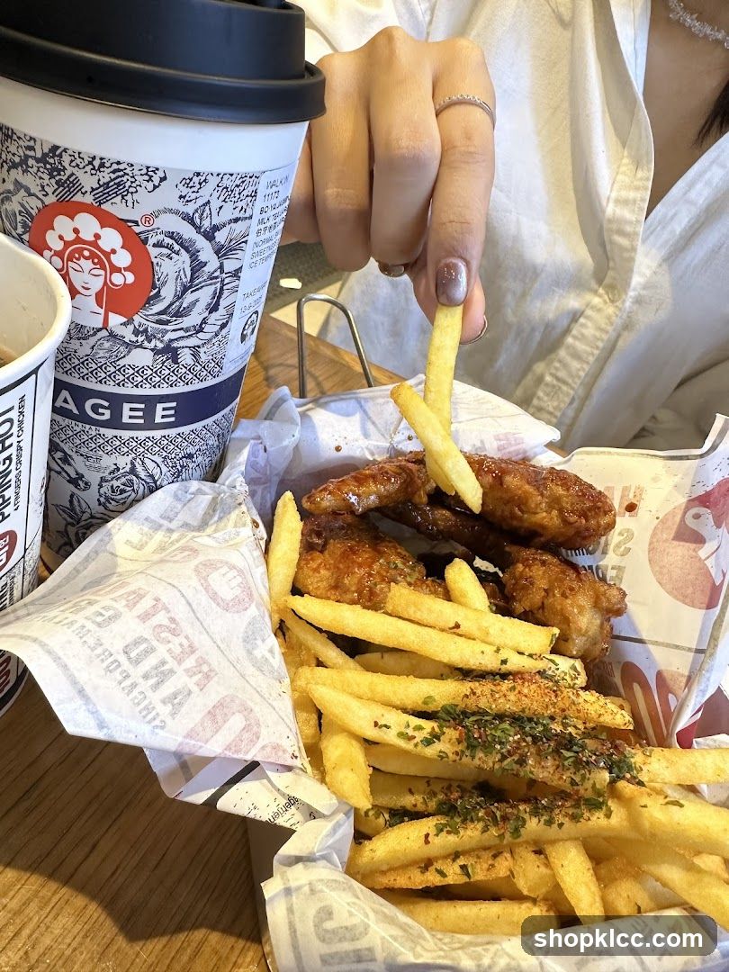 Chicken Wings and Fries