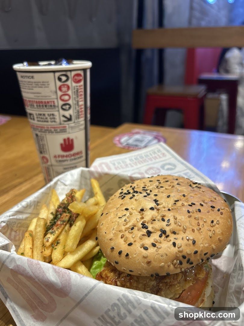 Burger and Fries
