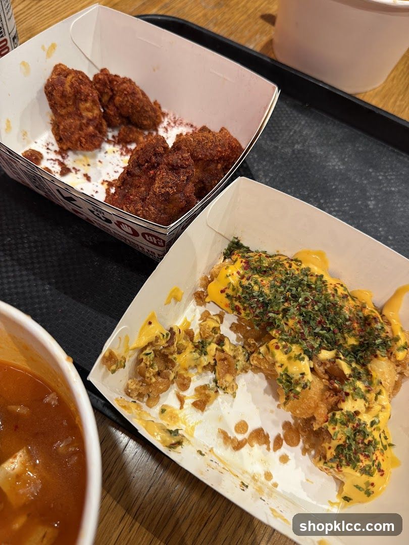 Fried Chicken and Soup