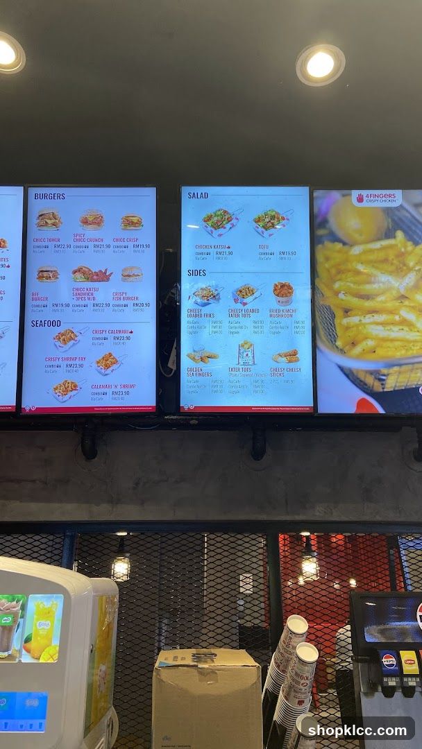 4FINGERS Menu