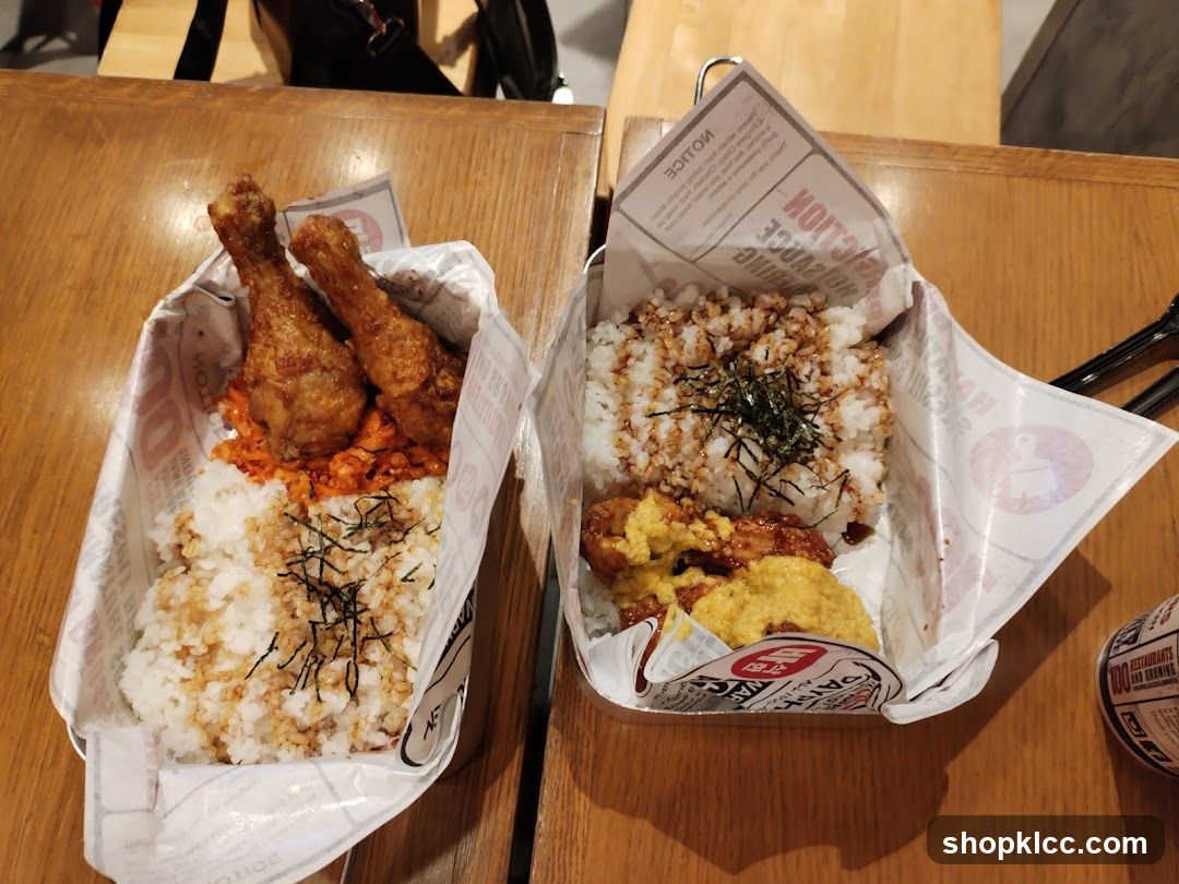 Fried Chicken and Rice Meals