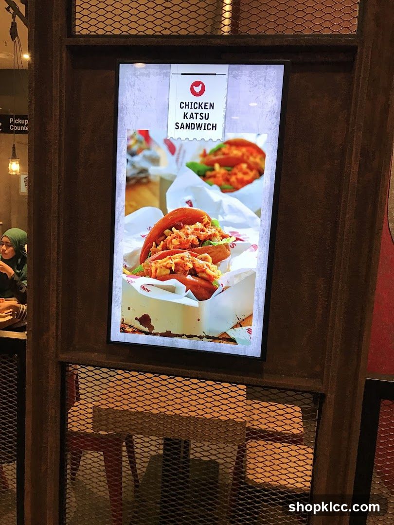 Chicken Katsu Sandwich Advertisement