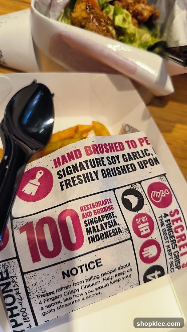 Food packaging with branding