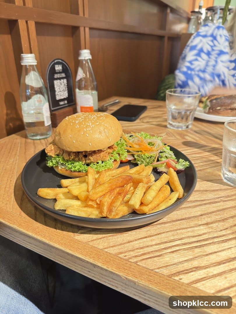 Burger and Fries