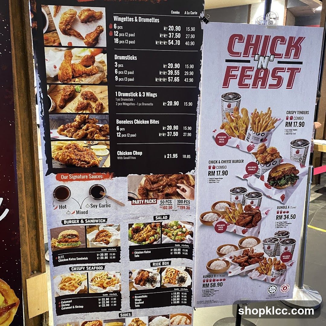 Chick 'N Feast Menu