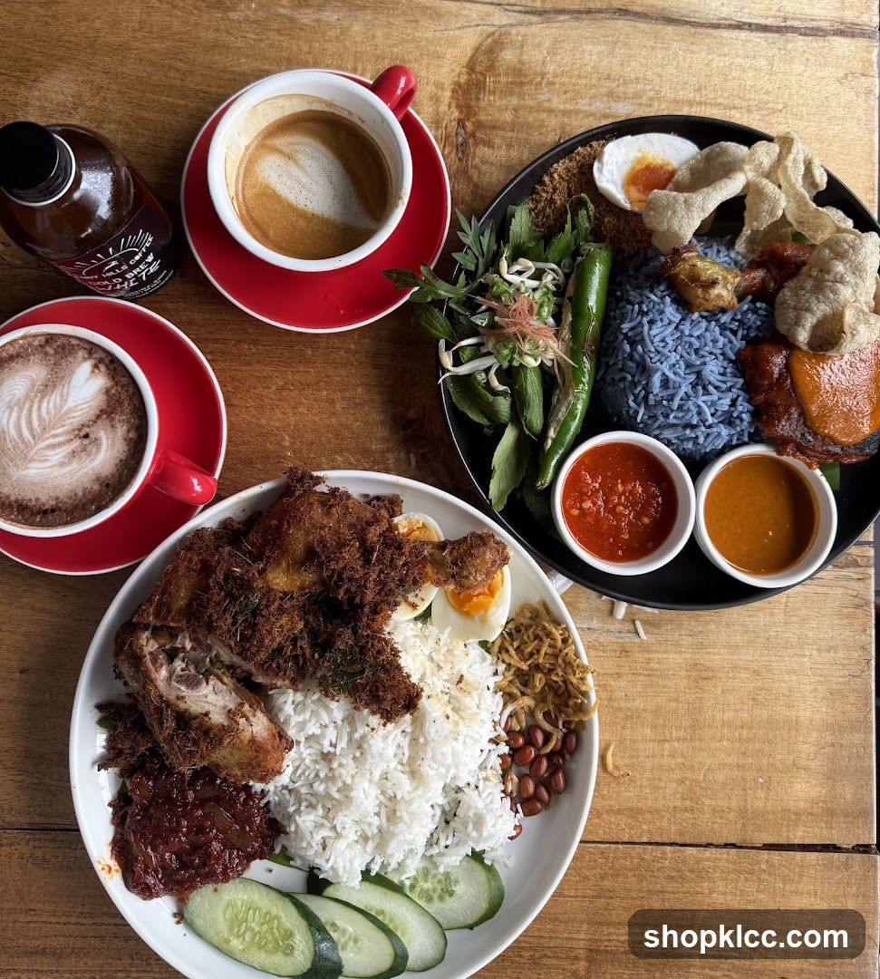 Nasi Lemak and Coffee