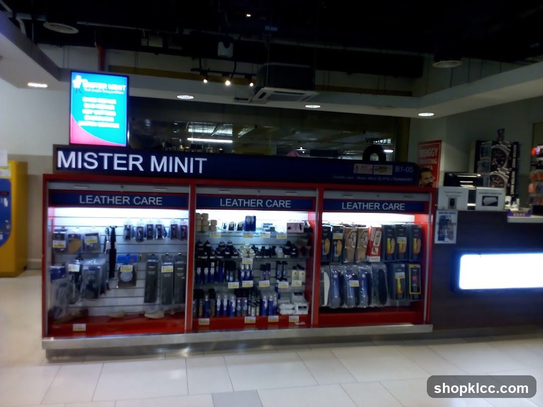 Mister Minit Store Display