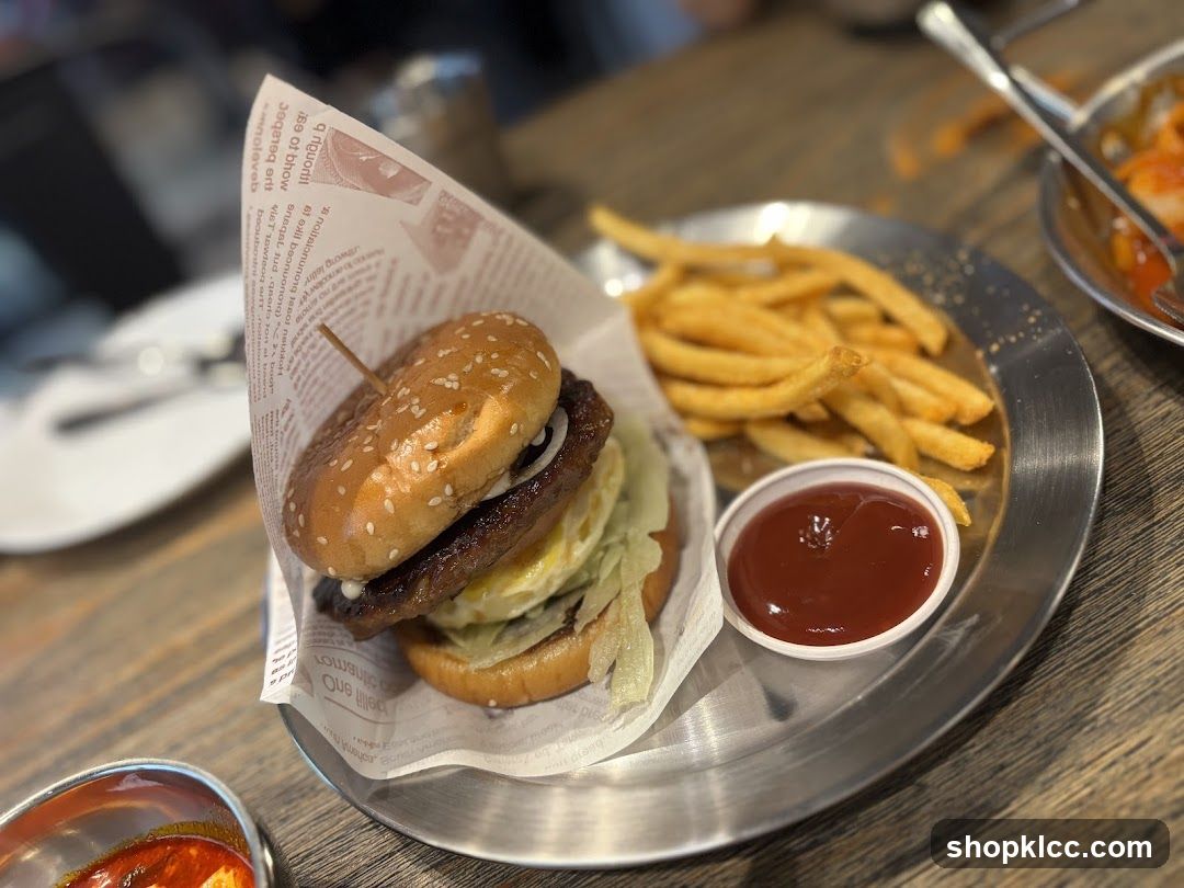 Burger and Fries