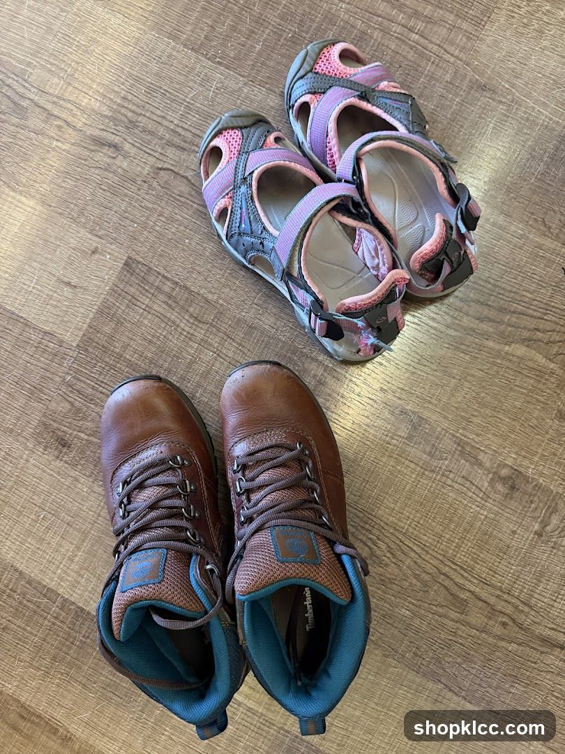Children's Sandals and Hiking Boots