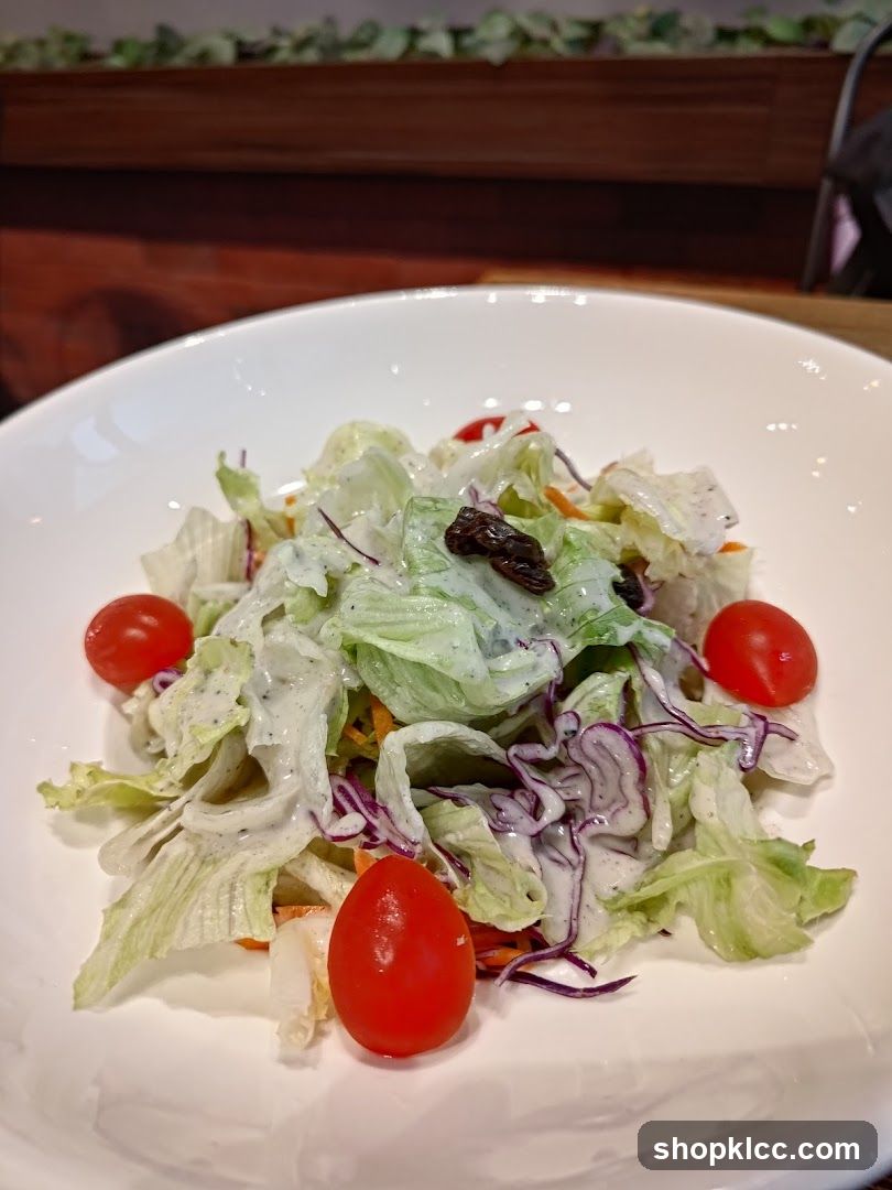 Salad with Dressing