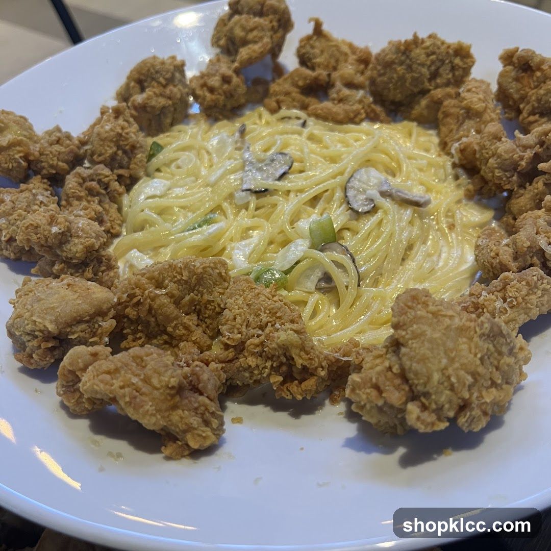 Fried Chicken and Pasta