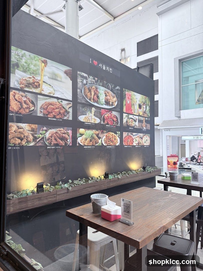 Korean Fried Chicken Display