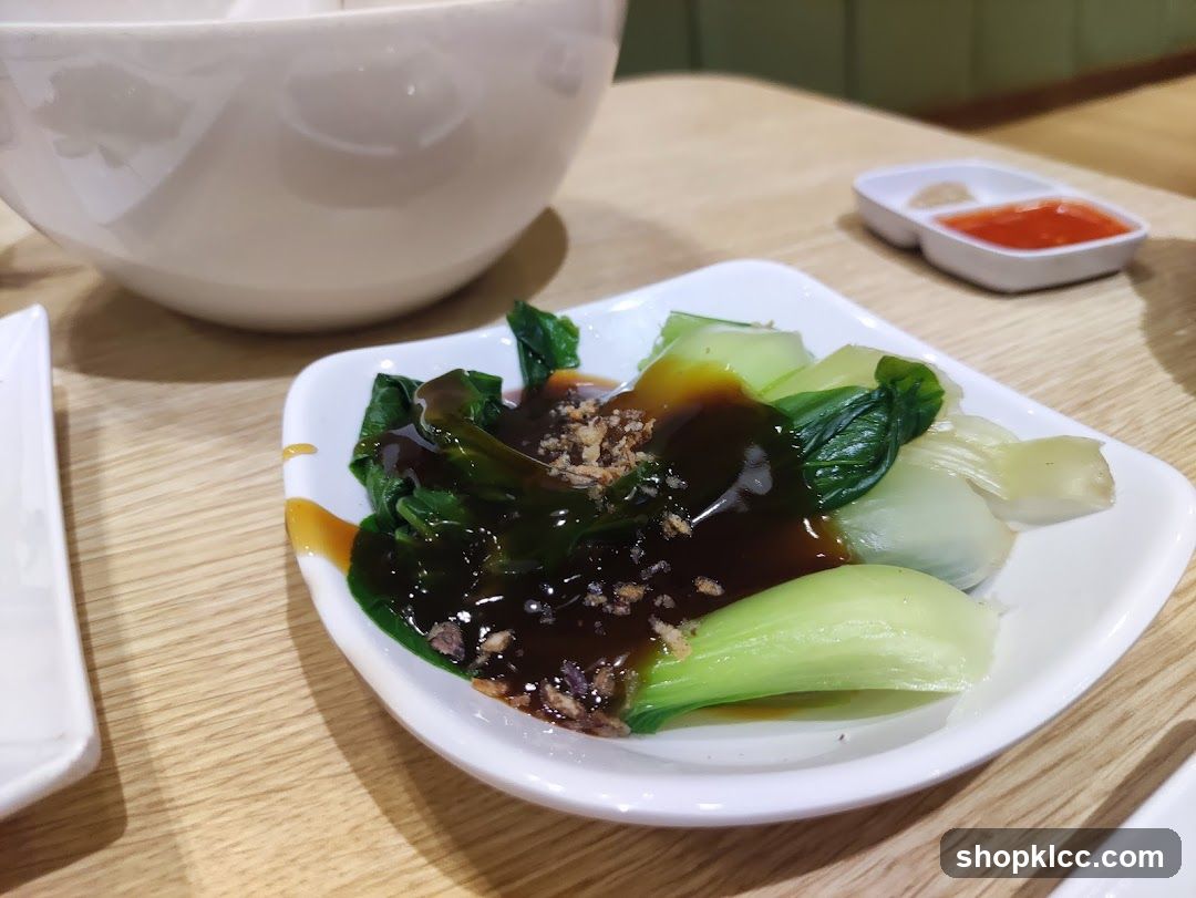 Bok Choy with Sauce