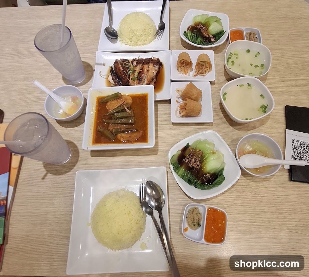 Table with Food and Drinks
