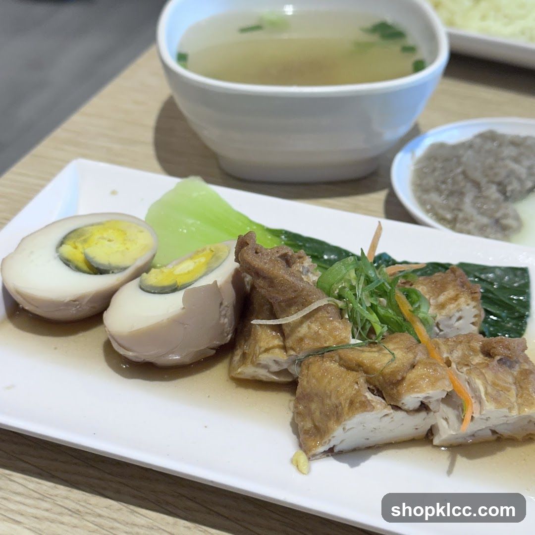 Braised Tofu and Eggs with Bok Choy