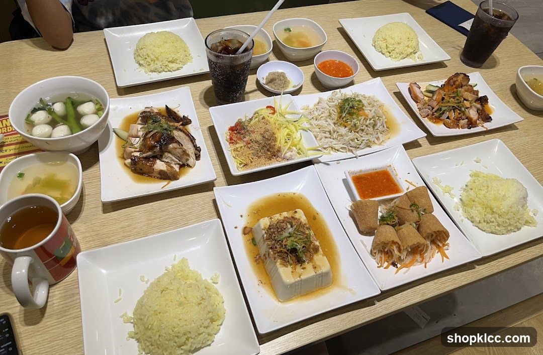 Hainanese Chicken Rice Meal