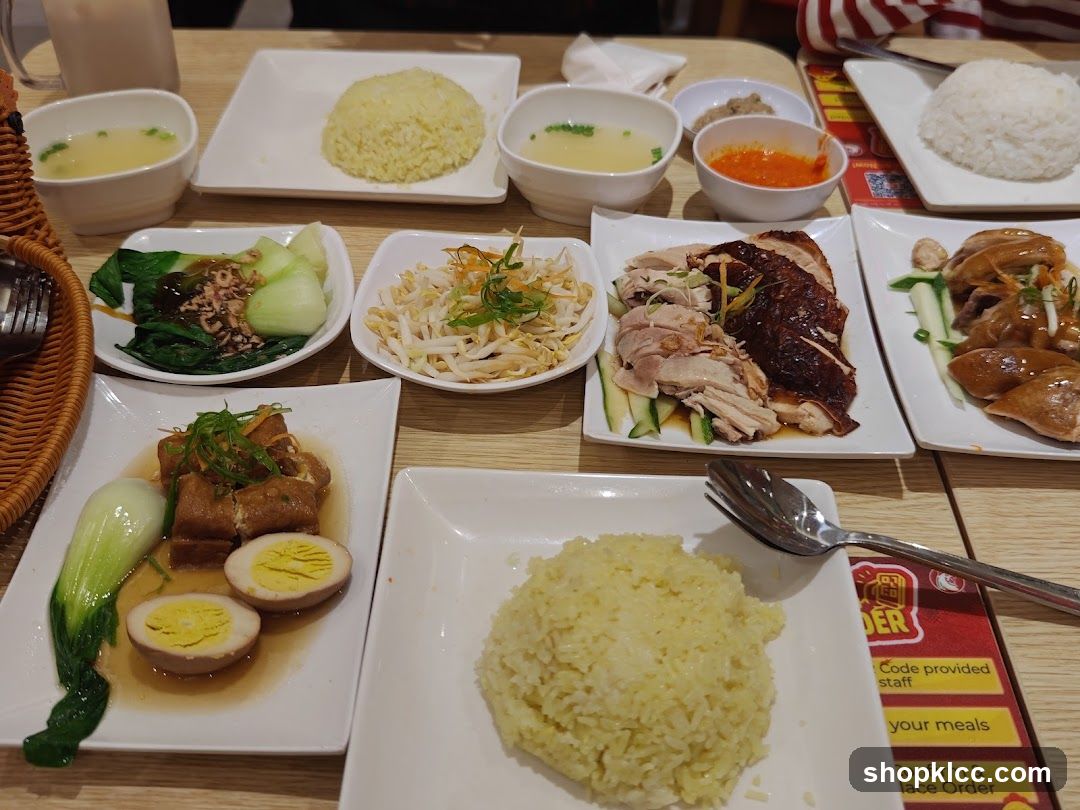Hainanese Chicken Rice Meal