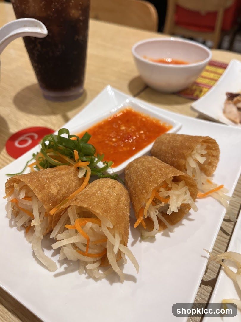 Spring Rolls with Dipping Sauce