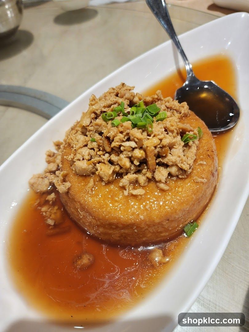 Braised Tofu with Minced Meat