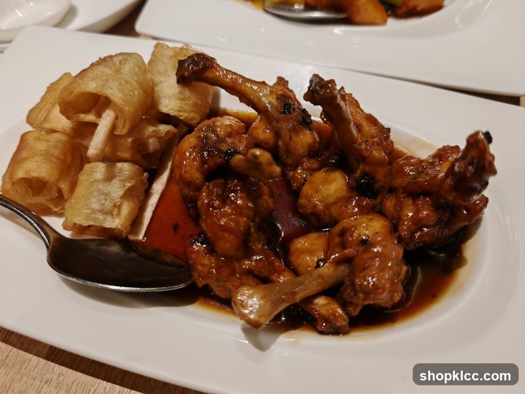 Braised Chicken with Fried Dough Sticks